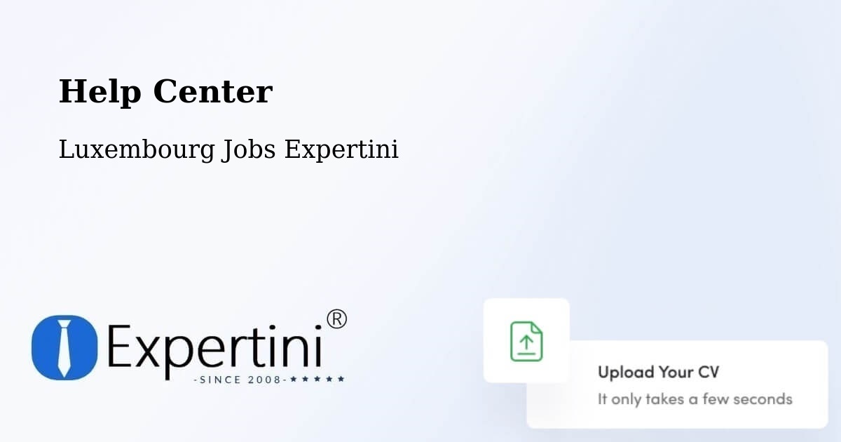 Help Center – Heffingen - Luxembourg Jobs Expertini